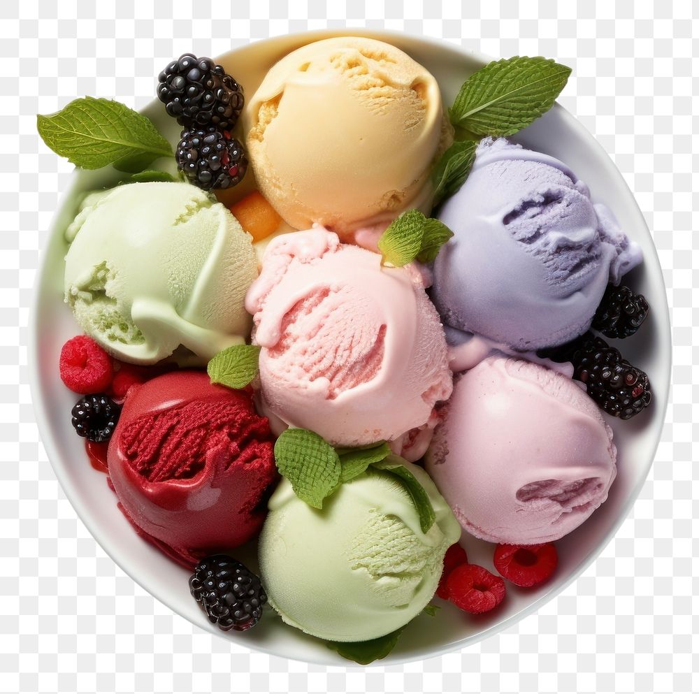 PNG  A icecream dessert food strawberry. AI generated Image by rawpixel.