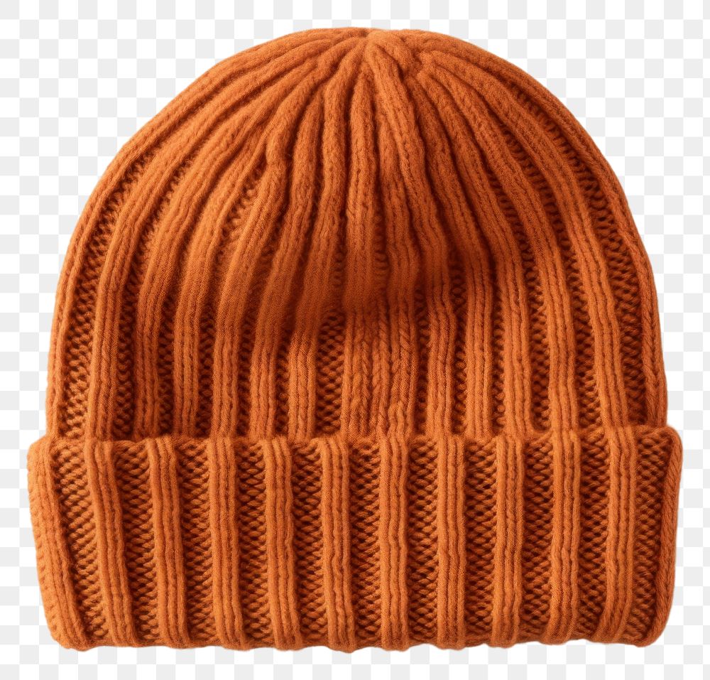 PNG A knit hat sweater beanie 