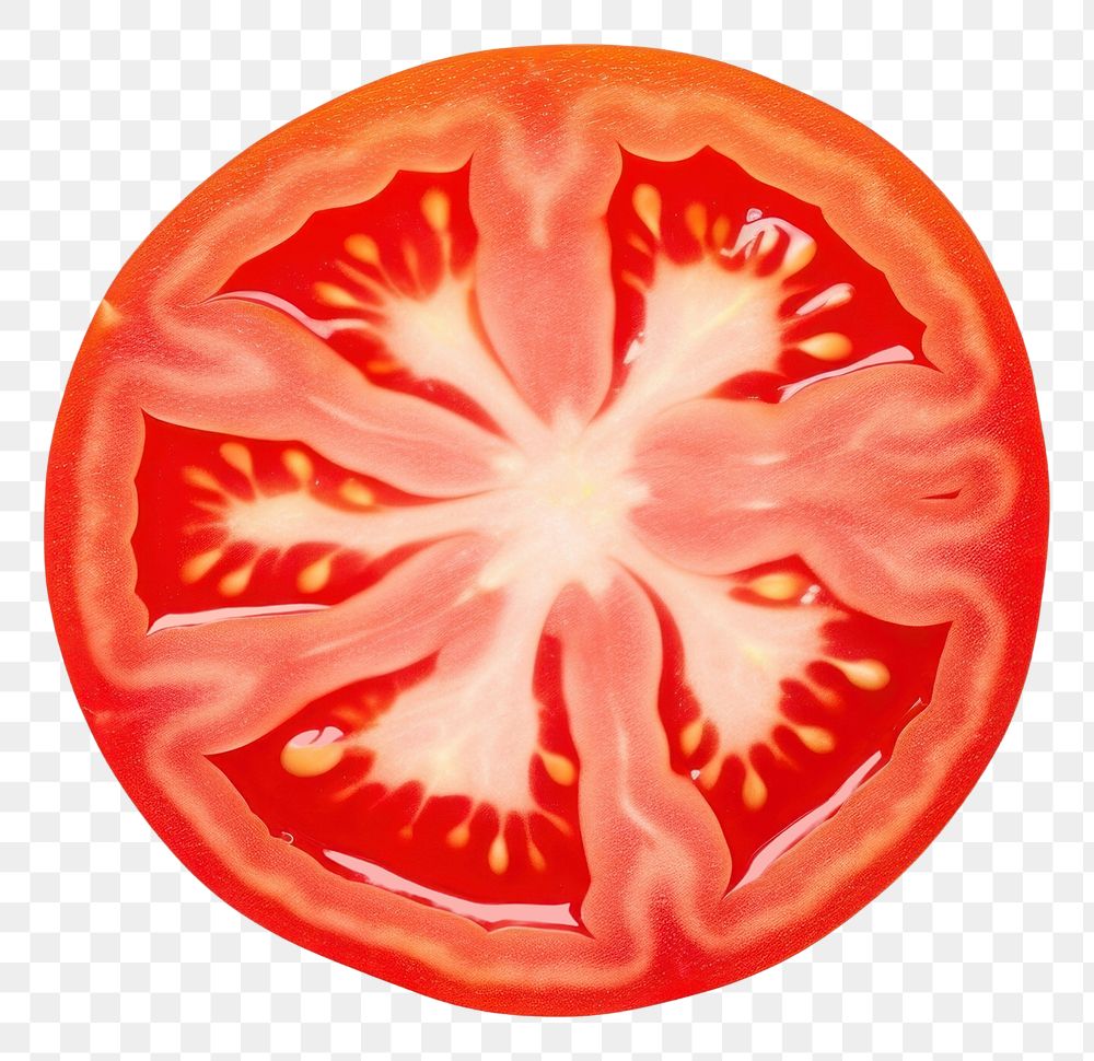 PNG  Tomato vegetable slice plant. AI generated Image by rawpixel.