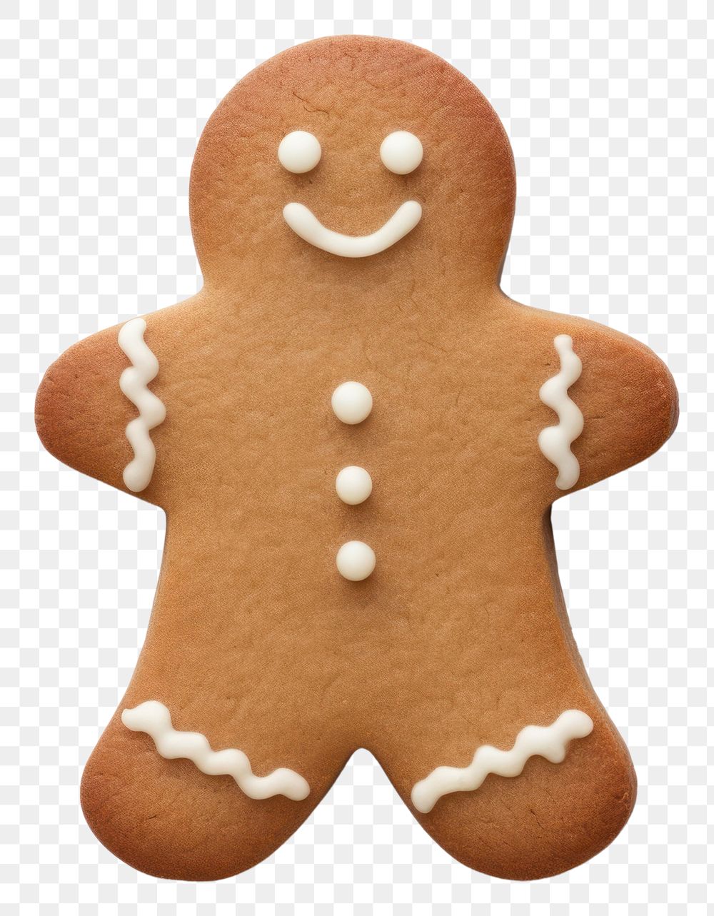 PNG Gingerbread cookie food anthropomorphic. AI generated Image by rawpixel.