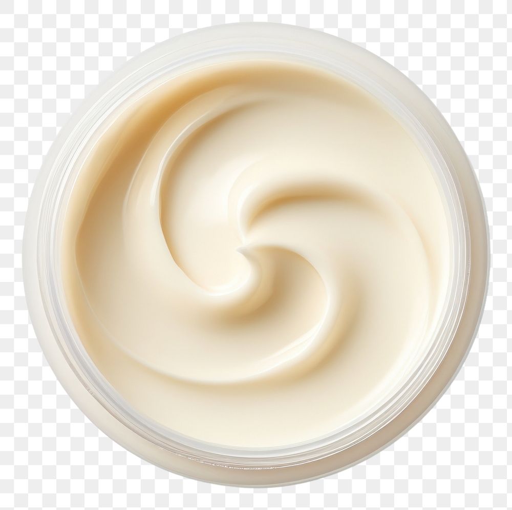 PNG Dessert cream mayonnaise yogurt. AI generated Image by rawpixel.