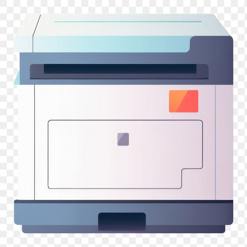 PNG  A laser printer equipment machine white background. AI generated Image by rawpixel.