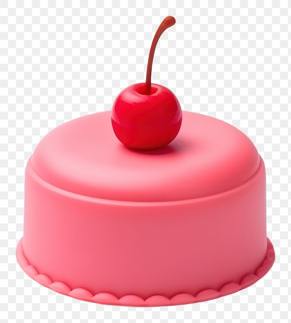 PNG Cherry cake dessert food. AI generated Image by rawpixel.