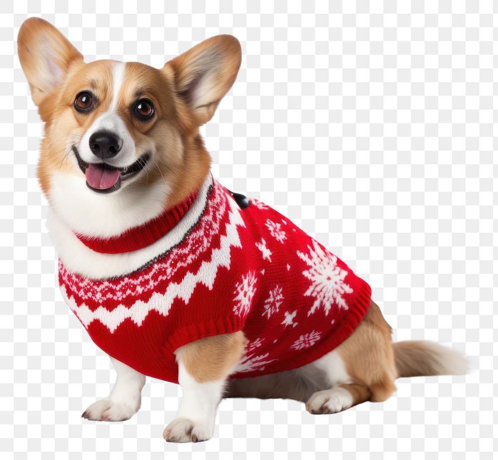 PNG Sweater christmas mammal animal. AI generated Image by rawpixel.