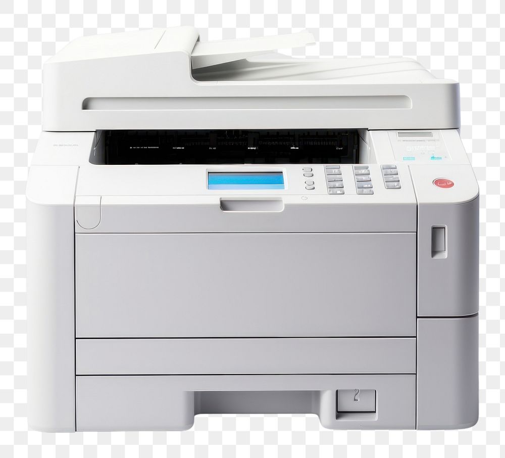 PNG  A laser printer equipment machine white. AI generated Image by rawpixel.