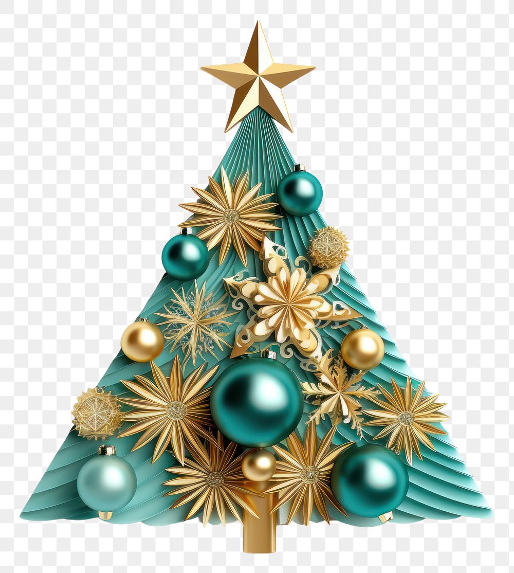 PNG Christmas trees christmas ornament gold. AI generated Image by rawpixel.