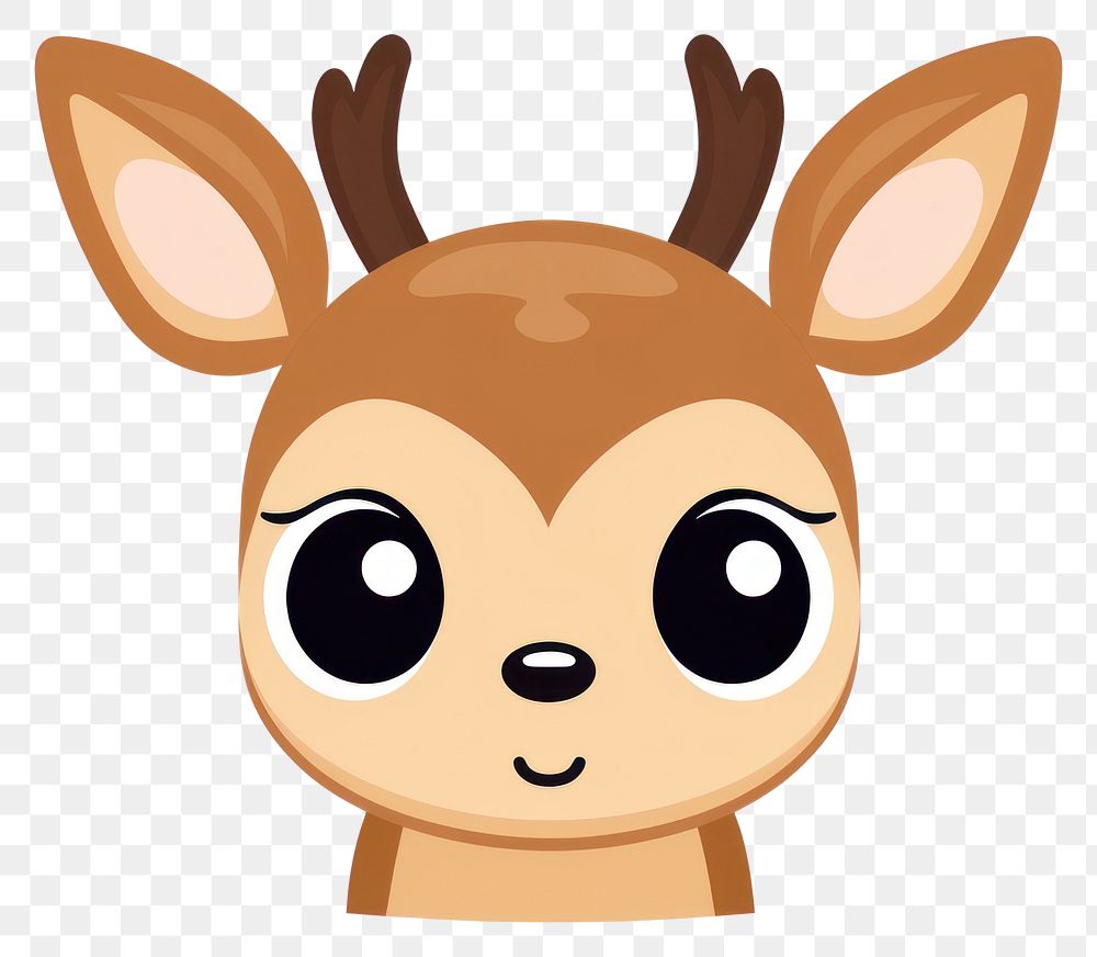 PNG Deer cartoon mammal animal. AI generated Image by rawpixel.