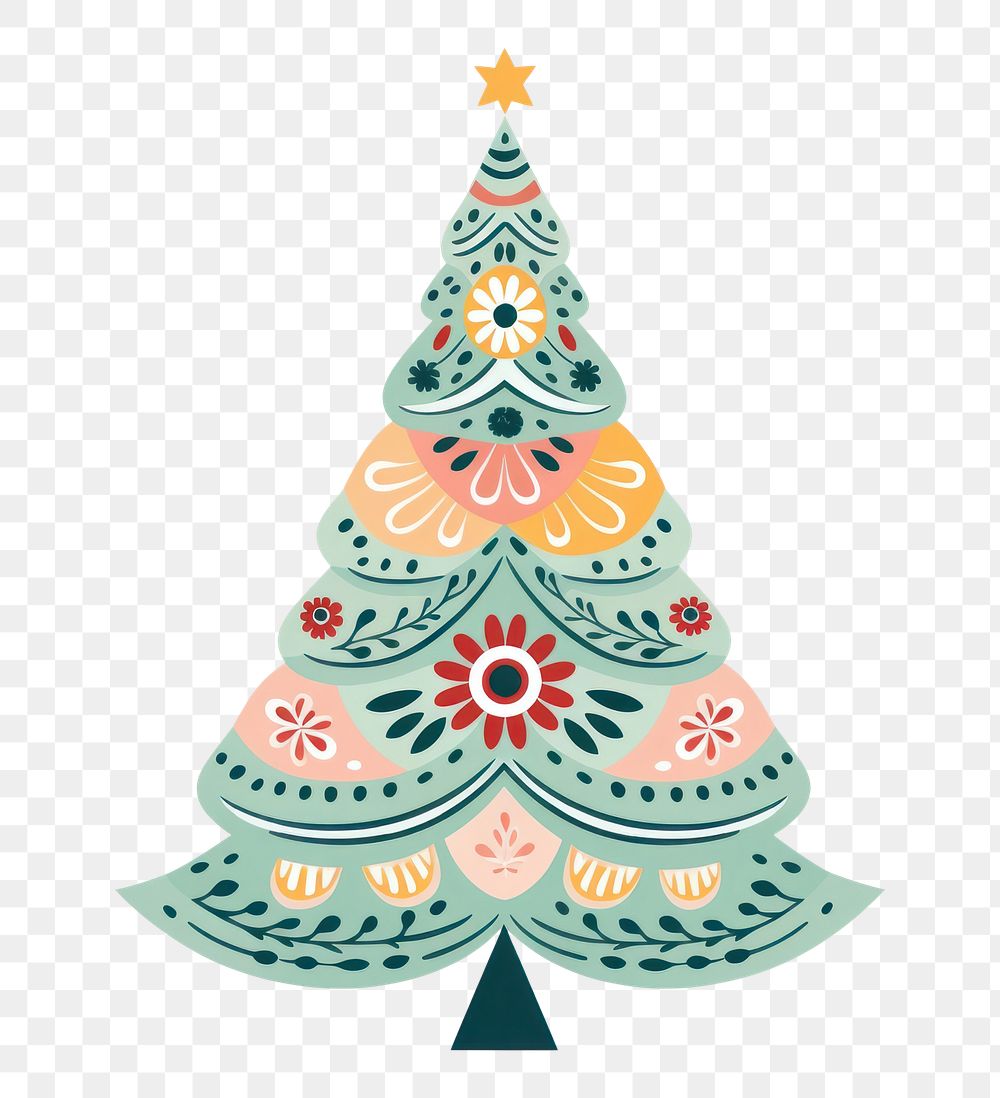 PNG Christmas tree christmas graphics pattern. AI generated Image by rawpixel.