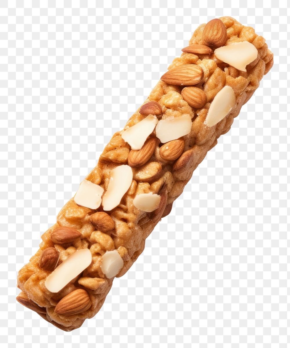 Granola Protein Bar granola almond food. AI generated Image by rawpixel.