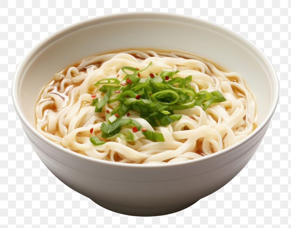 PNG  Noodle soup food meal. AI generated Image by rawpixel.