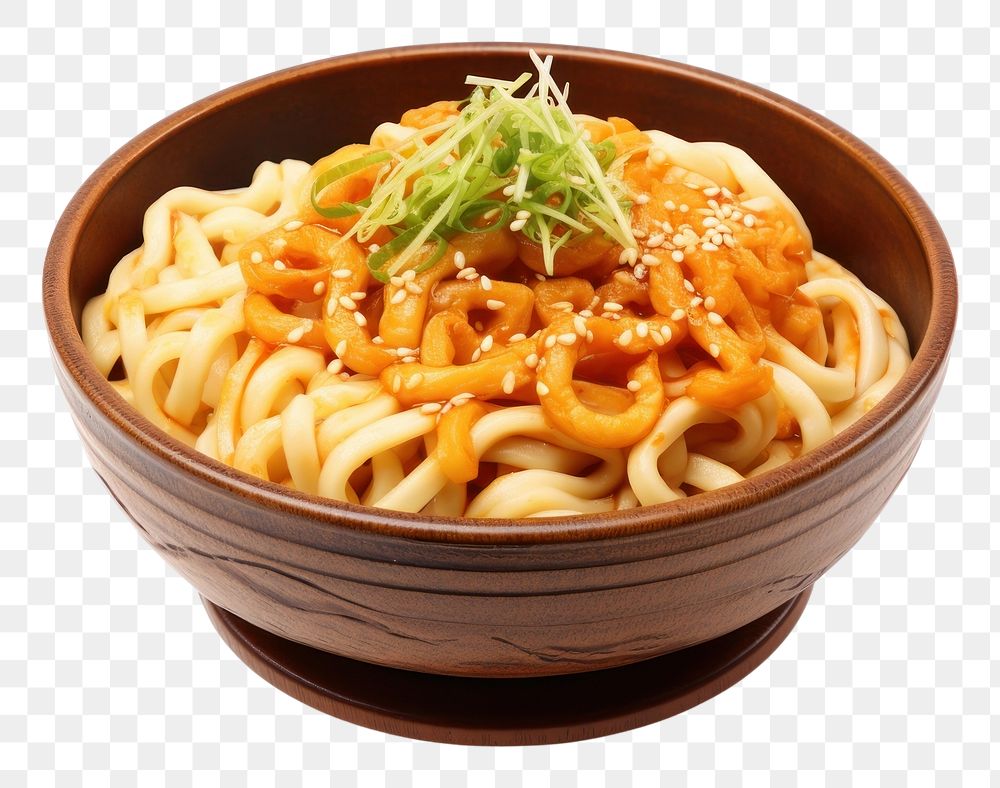PNG  Noodle bowl spaghetti pasta. AI generated Image by rawpixel.