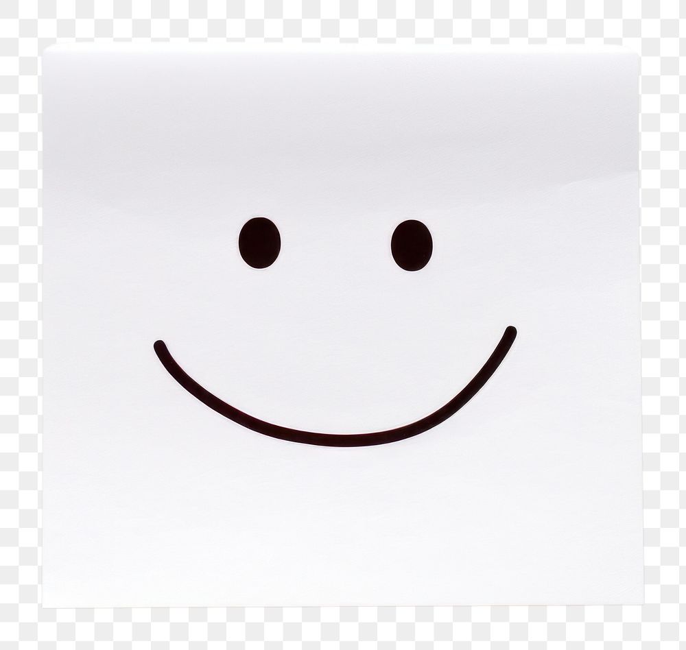 PNG  Smile white face white background. AI generated Image by rawpixel.