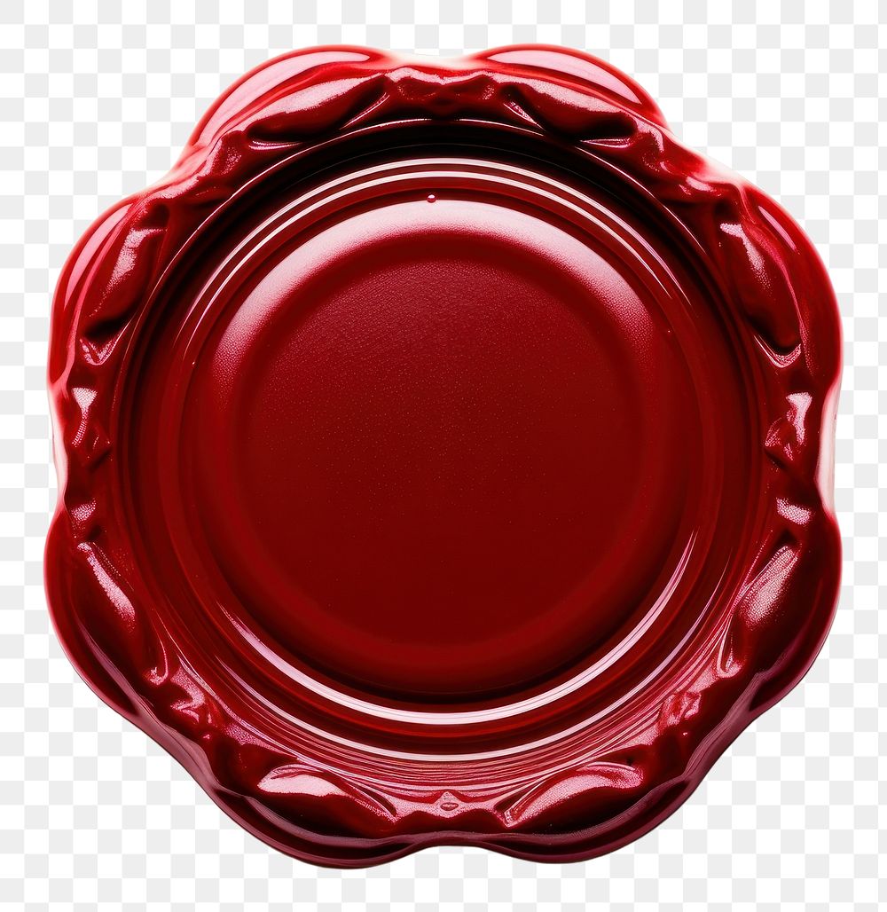 PNG Wax seal white background dishware pattern. AI generated Image by rawpixel.