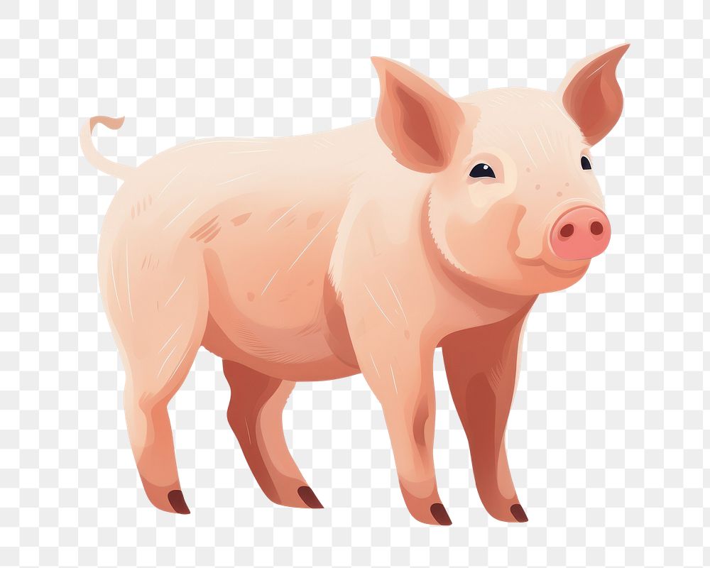 PNG Pig animal mammal boar. AI generated Image by rawpixel.