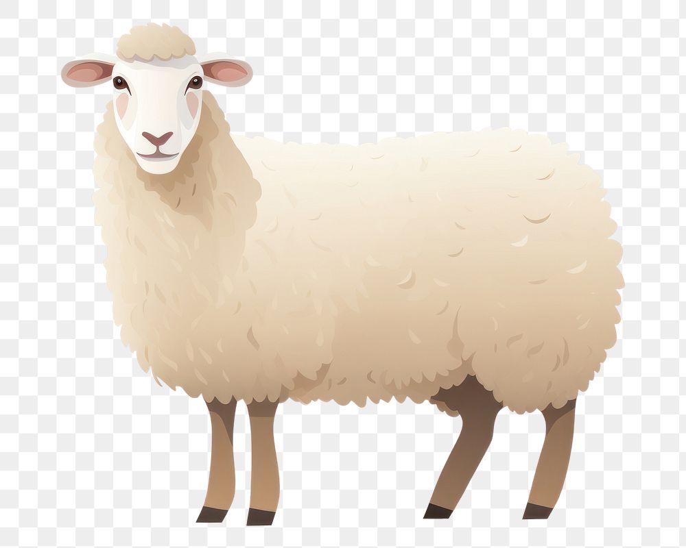 PNG Sheep livestock wildlife animal. AI generated Image by rawpixel.
