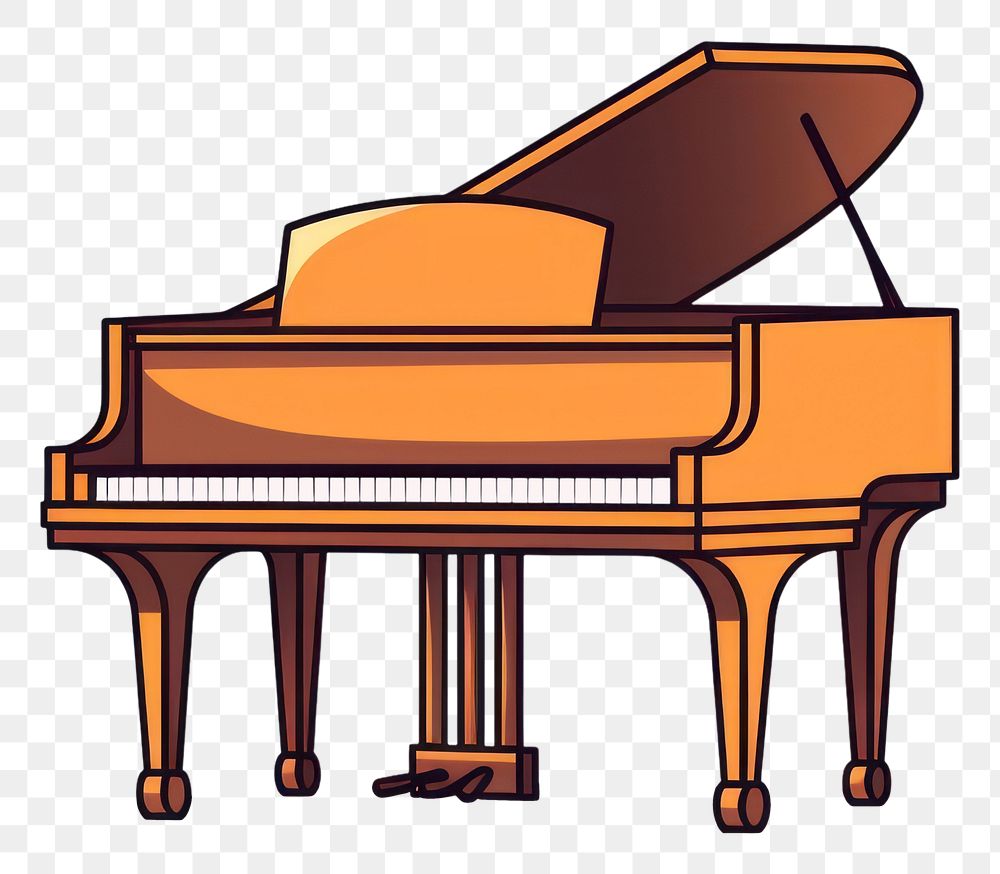 PNG Piano icon keyboard harpsichord. AI generated Image by rawpixel.
