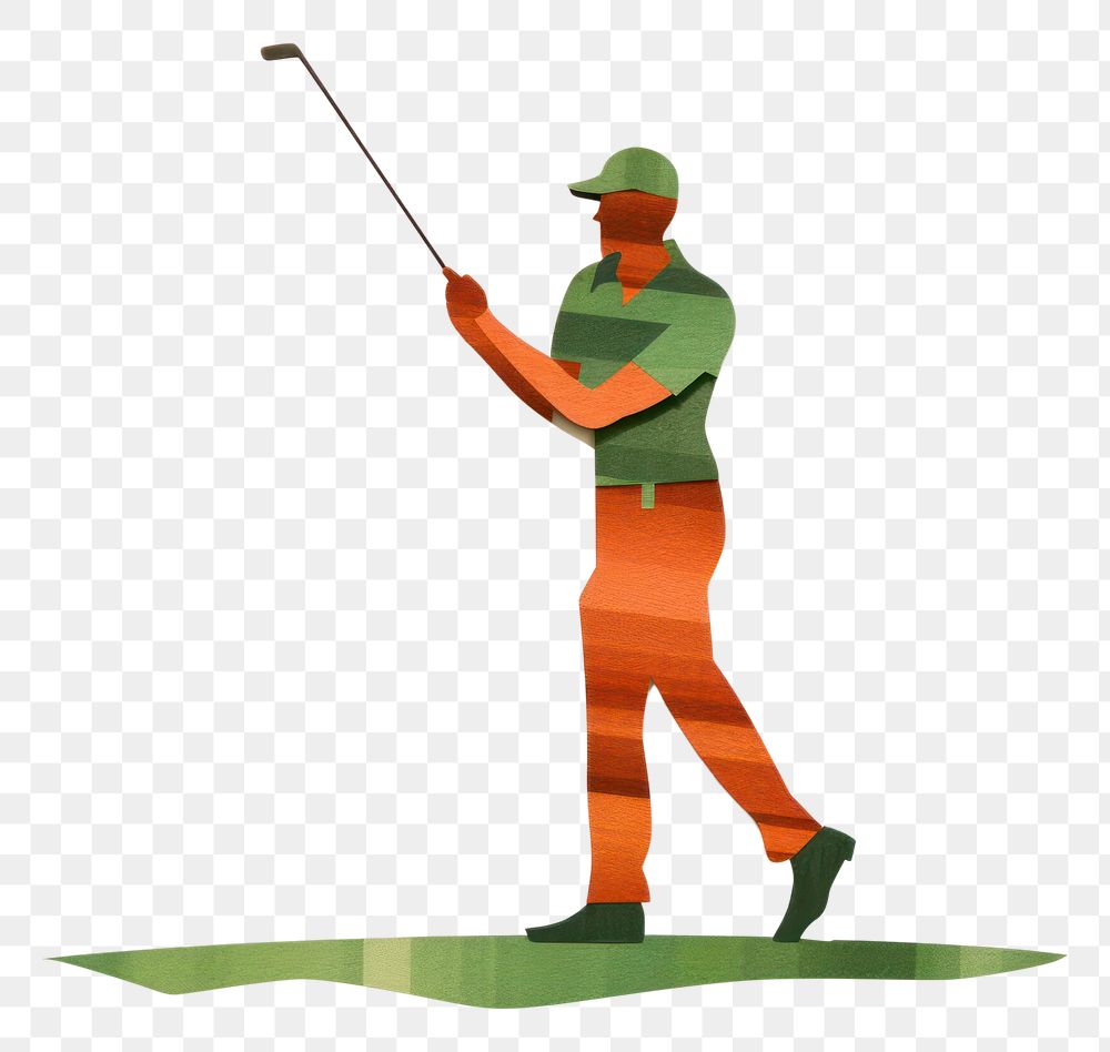PNG Golf man sports adult. AI generated Image by rawpixel.
