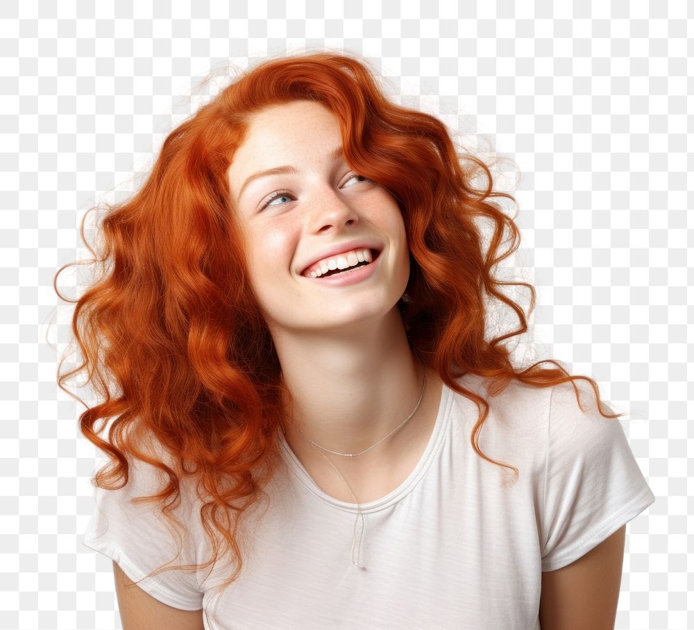 PNG  Funny woman laughing adult smile