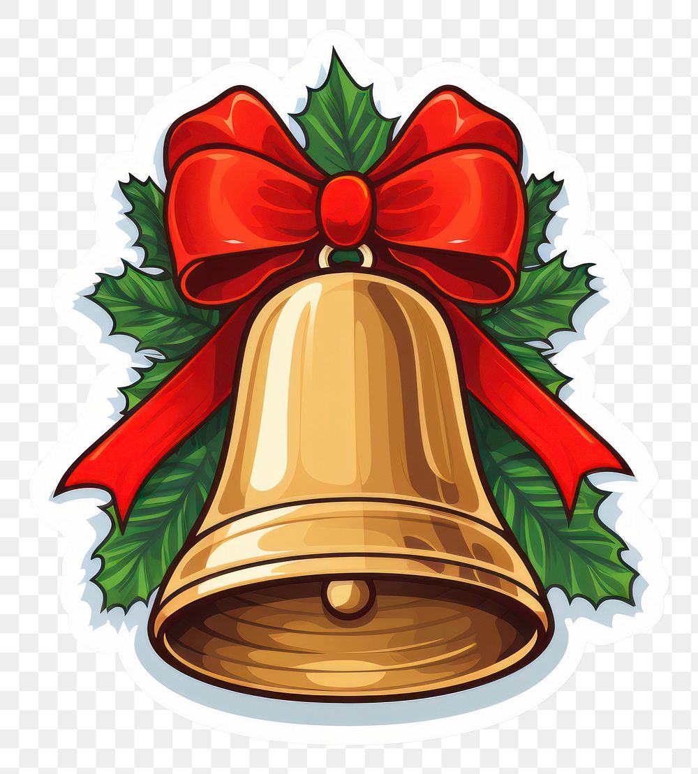 PNG  Christmas bell celebration decoration tradition. AI generated Image by rawpixel.