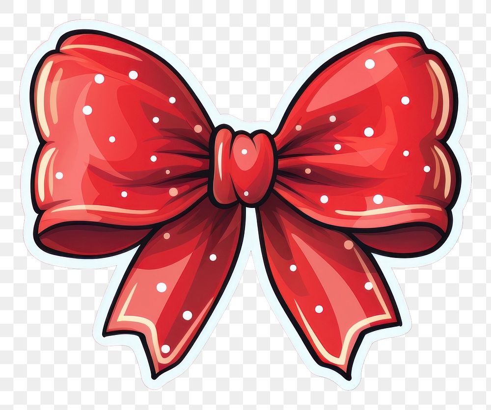 PNG  Christmas red bow celebration accessories decoration. AI generated Image by rawpixel.