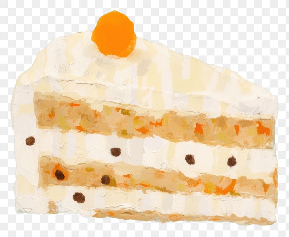 PNG  Carrot Cake cake dessert food. AI generated Image by rawpixel.