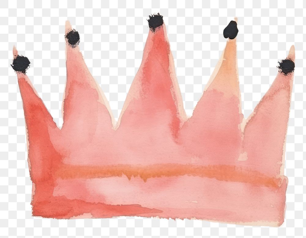 PNG  Crown painting hand art. AI generated Image by rawpixel.