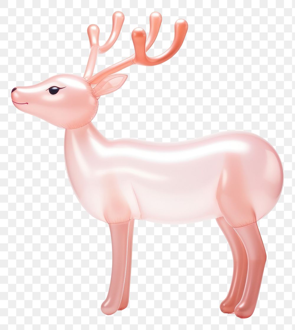 PNG Deer wildlife figurine animal. AI generated Image by rawpixel.