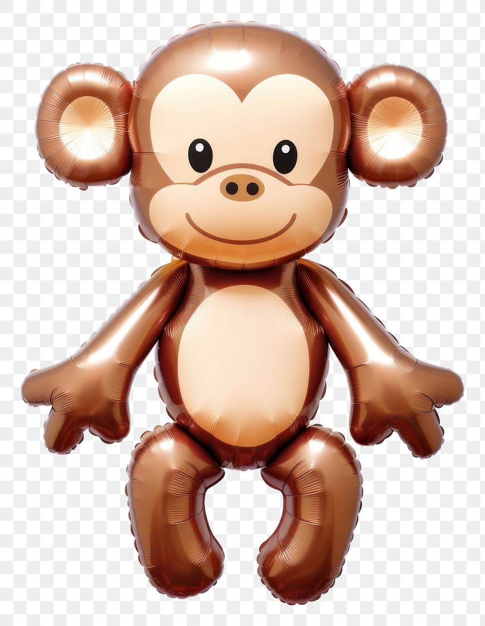 PNG Monkey cute toy white background. AI generated Image by rawpixel.