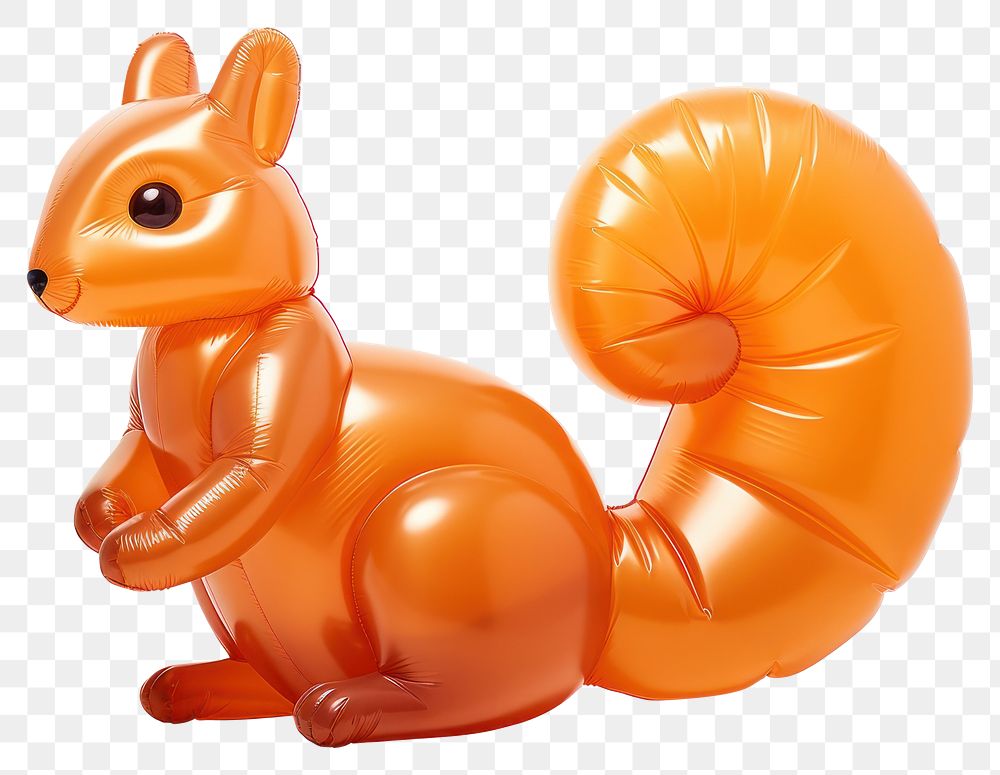 PNG Squirrel inflatable balloon animal. AI generated Image by rawpixel.
