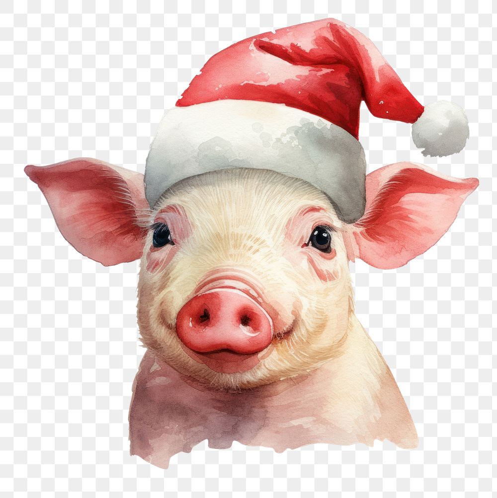 PNG Pig mammal animal celebration. AI generated Image by rawpixel.