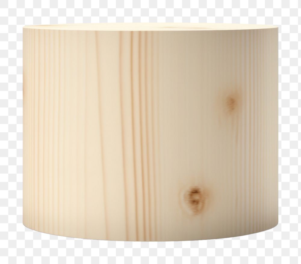 PNG Pine wood cylinder table white background simplicity. AI generated Image by rawpixel.