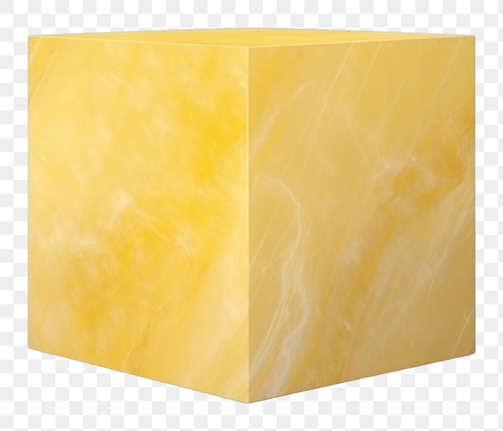 PNG Yellow marble stone parmigiano-reggiano white background simplicity. AI generated Image by rawpixel.