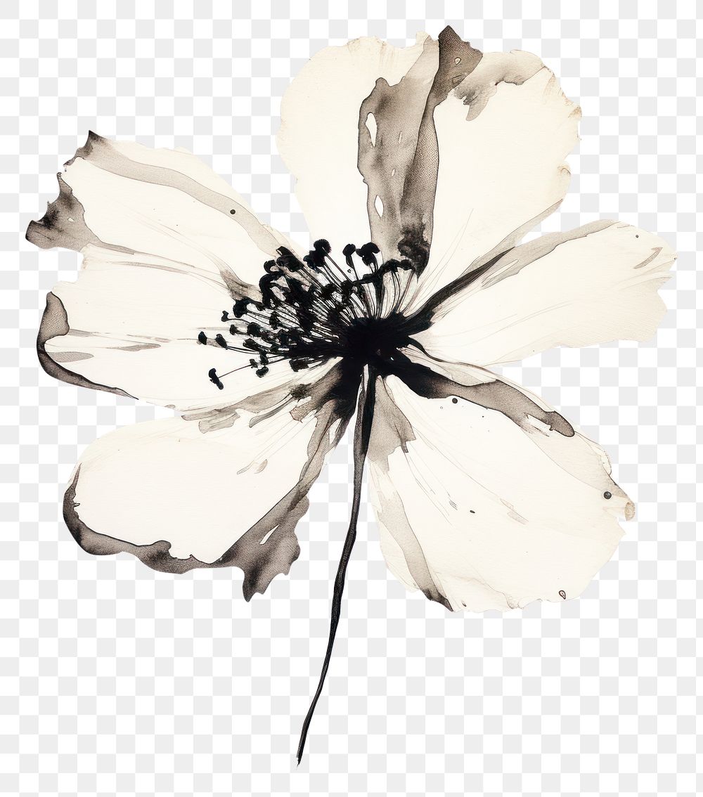 PNG Cosmos petal blossom flower drawing