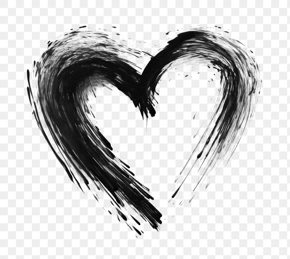 PNG Heart drawing sketch white. AI generated Image by rawpixel.