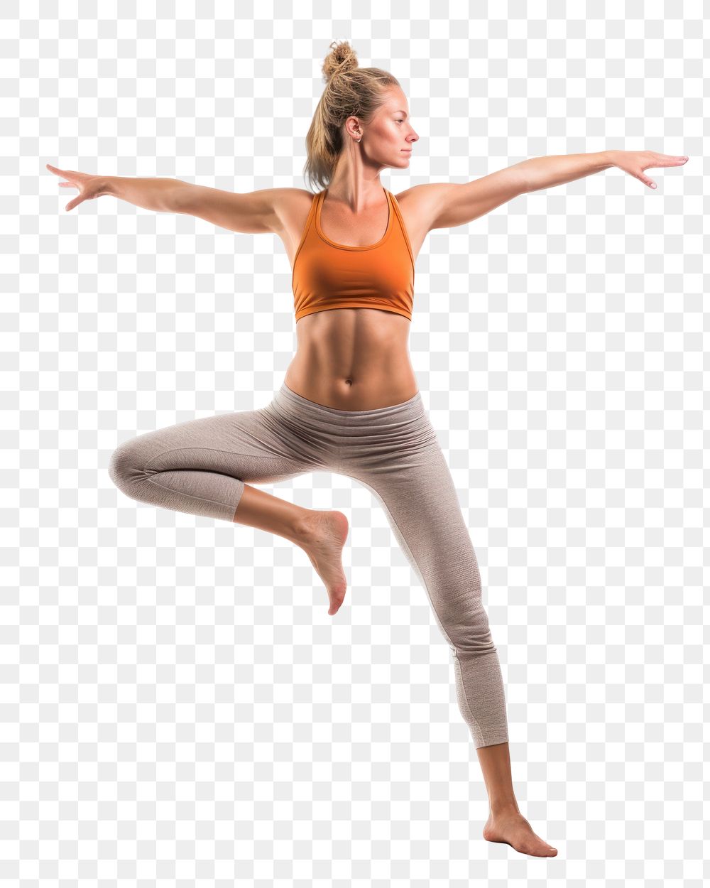 PNG Yoga sports adult woman. AI generated Image by rawpixel.