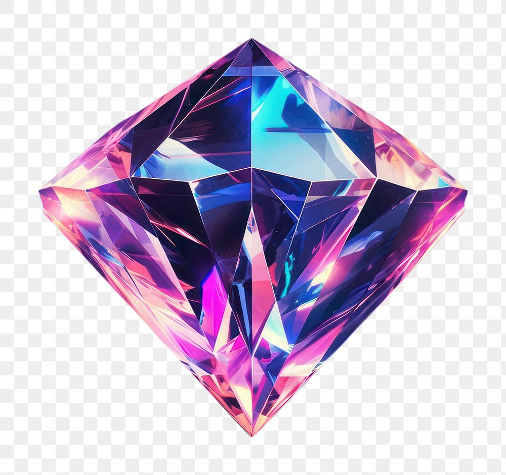 PNG Daimond gemstone crystal jewelry. AI generated Image by rawpixel.