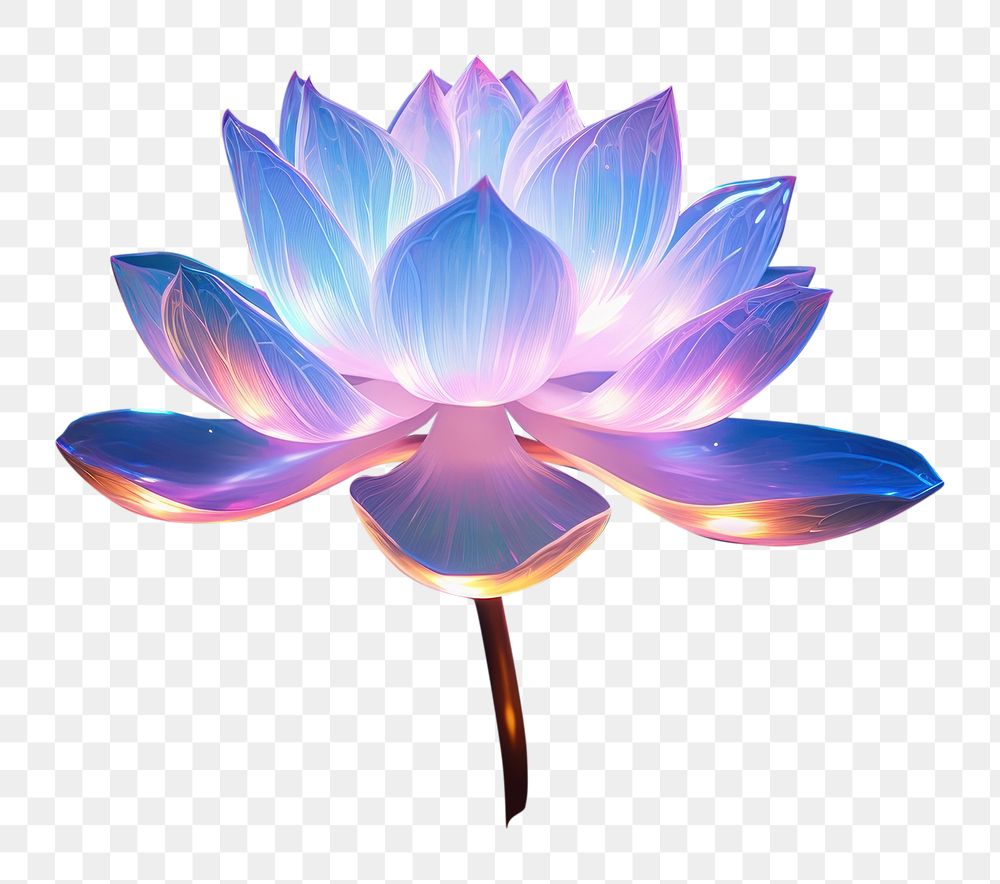 PNG Lotus nature flower purple. AI generated Image by rawpixel.
