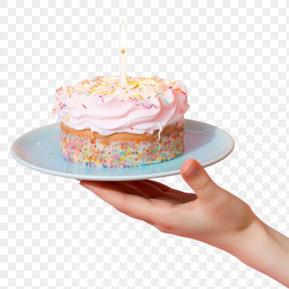 PNG Candle cake birthday dessert. AI generated Image by rawpixel.