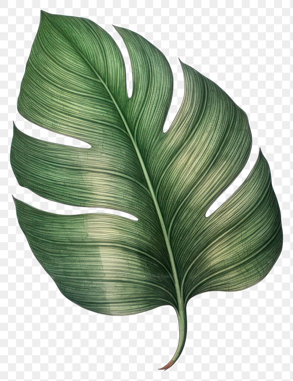 PNG  Tropical leaves plant leaf white background