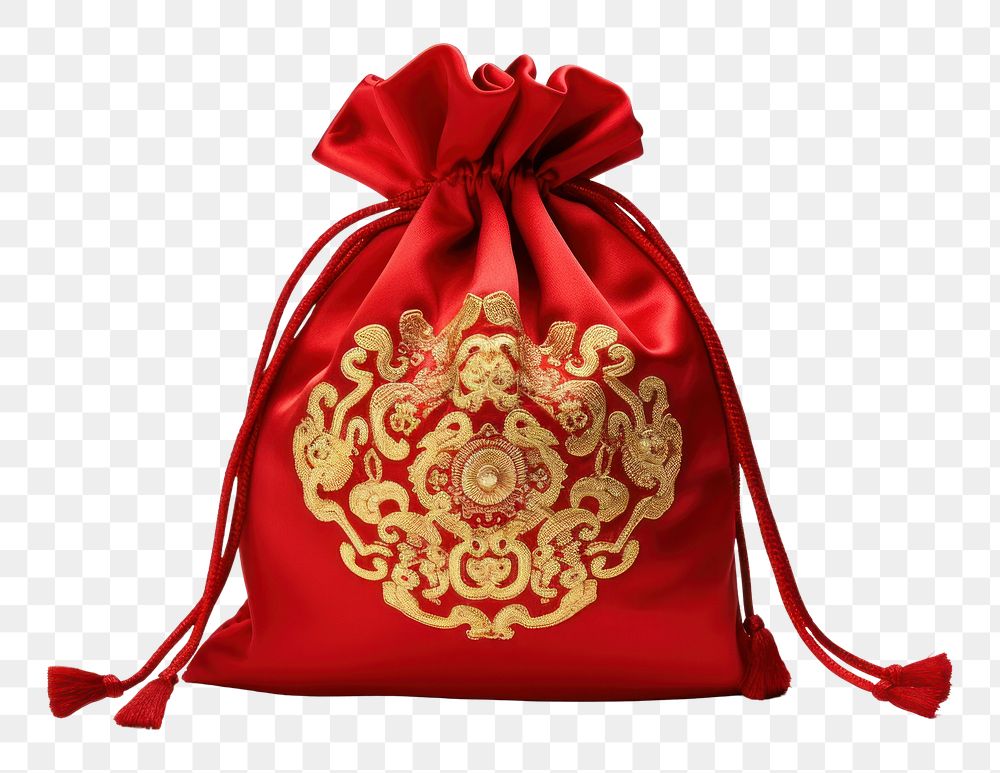 PNG Bag handbag gold red. AI generated Image by rawpixel.