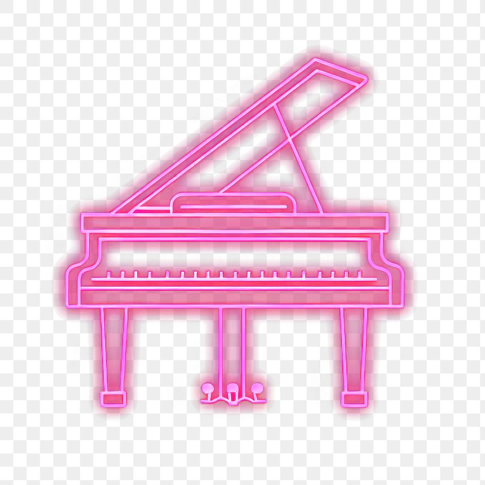 PNG  Piano icon keyboard purple line. AI generated Image by rawpixel.