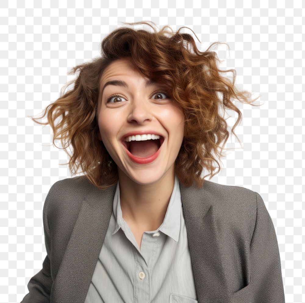 Laughing adult excitement happiness. AI generated Image by rawpixel.