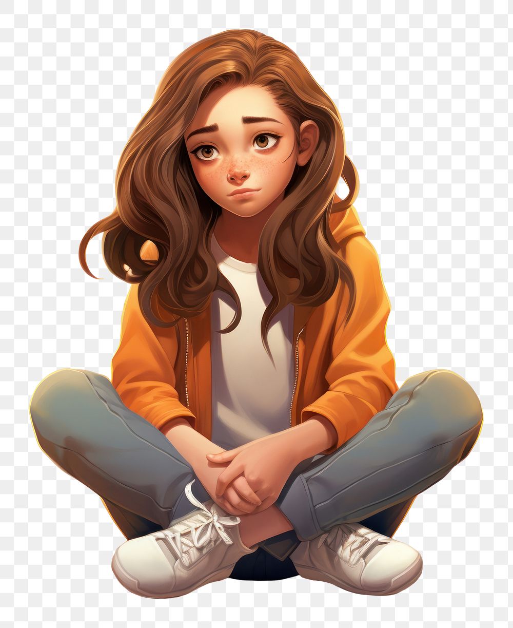 PNG Teenager footwear portrait sitting. AI generated Image by rawpixel.