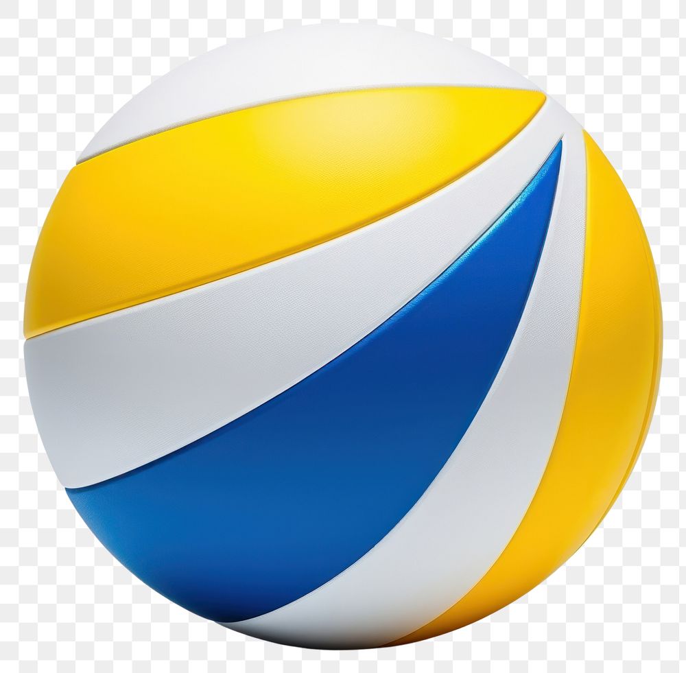 PNG  Volleyball sphere yellow sports. AI generated Image by rawpixel.