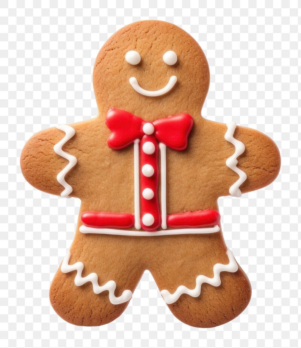 PNG Gingermanbread gingerbread cookie food. AI generated Image by rawpixel.
