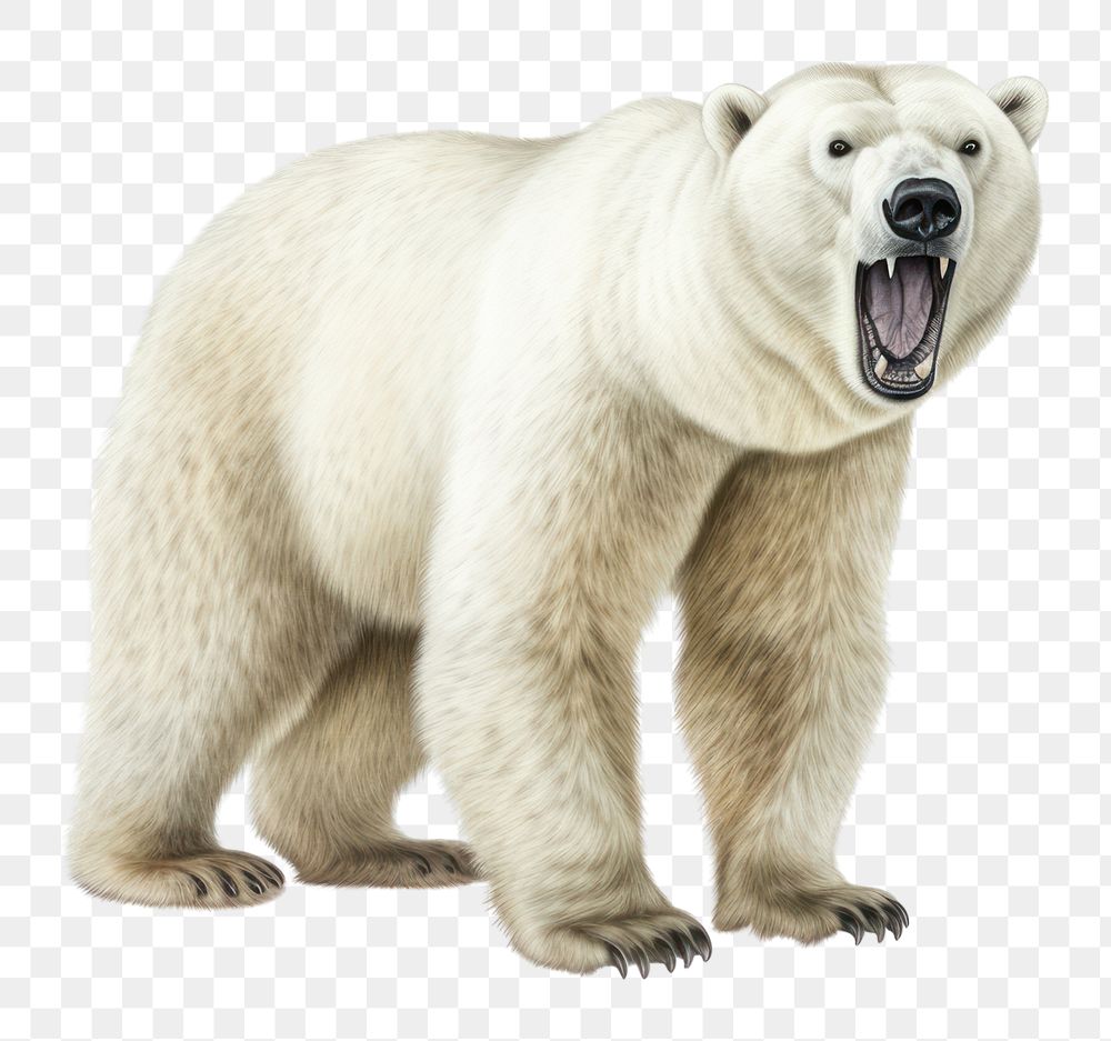 PNG Animal bear wildlife mammal. AI generated Image by rawpixel.