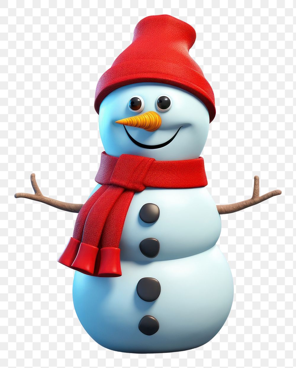 PNG Snowman christmas cartoon winter. AI generated Image by rawpixel.