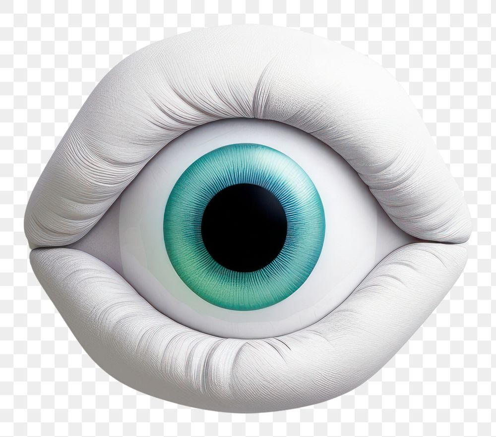 PNG Cartoon eye accessories porcelain accessory. AI generated Image by rawpixel.