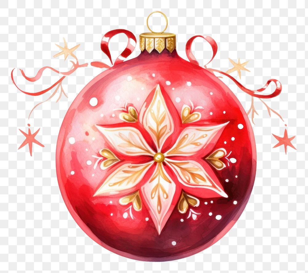 PNG Christmas bauble christmas white background illuminated. AI generated Image by rawpixel.