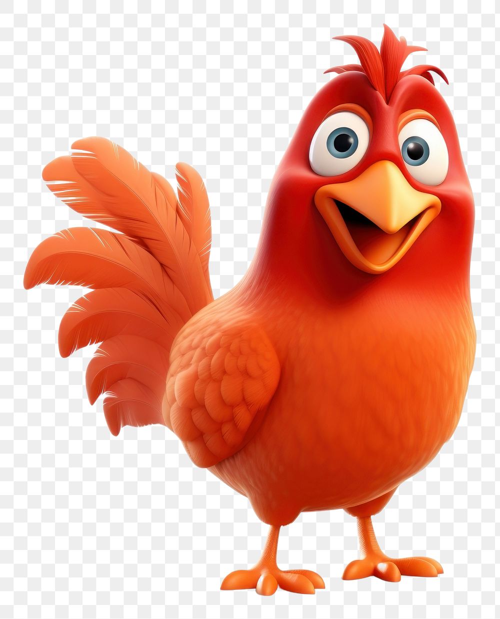 PNG Chicken animal bird beak. AI generated Image by rawpixel.